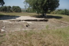 Excavations between the monastery and the Villa with Impluvium.