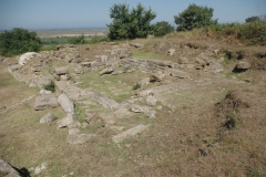 Terrace on the north side of the agora entrance.