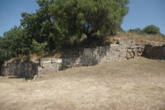 Temnos wall near the path down from Hill 104.