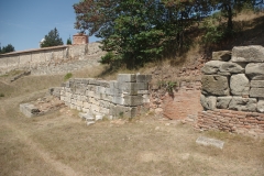 Eastern fortifications near the Monastery of St. Mary.