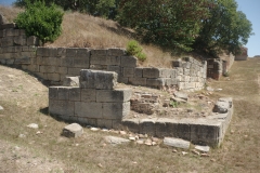 Corner tower in the eastern fortifications near the Monastery of St. Mary.