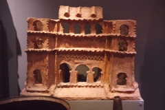 Terracotta model of a city gate. From Dunaújváros. Magyar Nemzeti Múzeum.