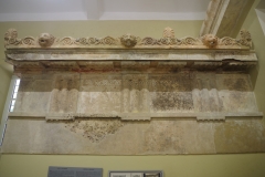 Architectural remains of the Temple of Asclepius. Museum.