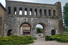 Western (interior) facade of the Porte Saint-André.