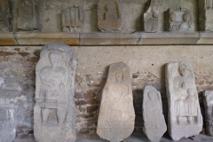 Funerary stele in the Musée Lapidaire Saint-Nicolas.