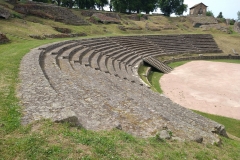 Cavea of the theater.