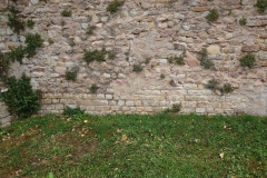 Original Roman elements in the city walls along  Boulevard des Résistants Fusillés past Rue Georges Leyton.