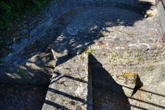 Tower foundations of the west gate.