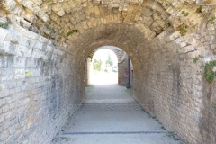 Tunnel leading into the amphitheater from the eastern entrance.