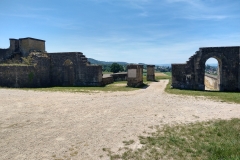 Exterior of the east gate.