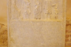 Funerary stele on display in the Old Metropolitan Church of Veria