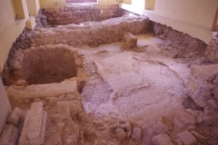 Remains of the domus at the Palazzo Granafei-Nervenga.