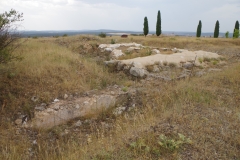 Aedes Augusti off the basilica in the forum.