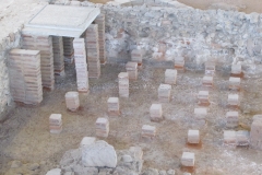 Hypocaust reconstruction in the tepidarium.