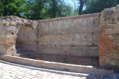Large pool at the eastern side of caldarium II of the bathing complex.
