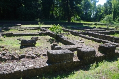Roman temples at the northern end of the Sanctuary of Demeter.