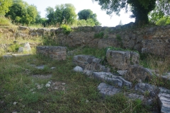 Early christian complex next to the horreum.