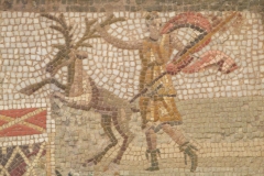 Detail of Diana from the Iphigenia in Aulis mosaic from an unexcavated house.