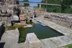 Hot and mixed baths of the 1st century CE complex.