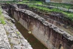 Water cisterns in the sanctuary of Cybele.