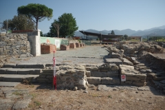 West side of the capitolium portico.