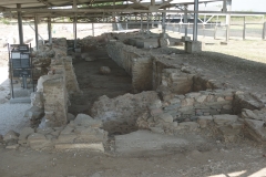 Baths from the Domus dei Mosaici north of the basilica.