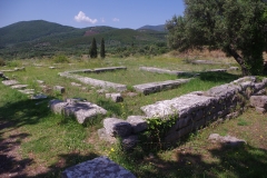 Northern area and bathing pool of the Greek baths.