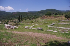 East side of the Greek baths.