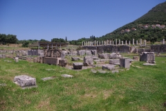 Central temple and northern side of the Asklepieion.