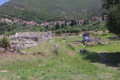 Road along the east side of the Asklepieion.