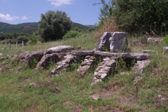 Fragmentary funerary monument  (K6) south of K3.