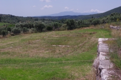 Excavated area south of the palaestra.