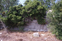 Wall in the southern area of the Sanctuary of Zeus Ithomatas.