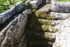 Ritual basin north of the Temple of Hera II.