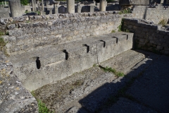Latrines in the bathing complex.